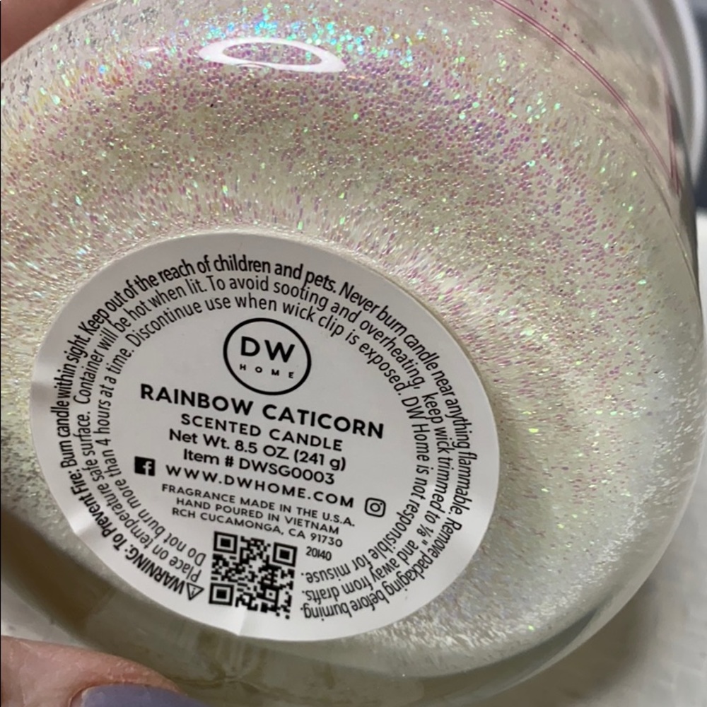 DW Home Rainbow Caticorn Candle - Picture 3 of 3